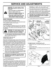Husqvarna 1130SBEXP Snow Blower Owners Manual, 2006,2007,2008,2009,2010 page 16