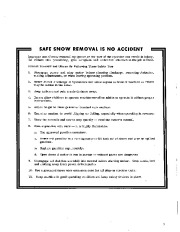 Simplicity 372 430 560 Snow Away Snow Blower Owners Manual page 7