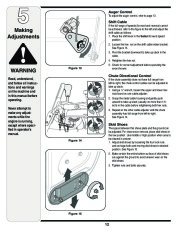 MTD White Outdoor L Style Snow Blower Owners Manual page 12