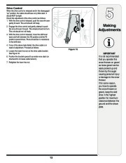 MTD White Outdoor L Style Snow Blower Owners Manual page 13