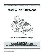 MTD 760 770 Series Lawn Tractor Mower Owners Manual page 33