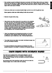 Husqvarna 316 Electric Chainsaw Owners Manual page 10