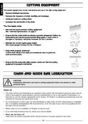Husqvarna 316 Electric Chainsaw Owners Manual page 15