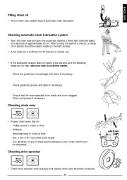 Husqvarna 316 Electric Chainsaw Owners Manual page 16
