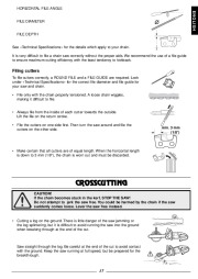 Husqvarna 316 Electric Chainsaw Owners Manual page 18