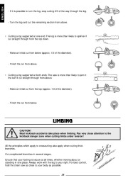 Husqvarna 316 Electric Chainsaw Owners Manual page 19