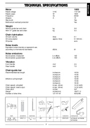 Husqvarna 316 Electric Chainsaw Owners Manual page 4
