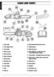Husqvarna 316 Electric Chainsaw Owners Manual page 5