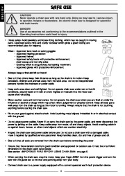 Husqvarna 316 Electric Chainsaw Owners Manual page 7
