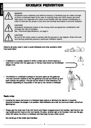Husqvarna 316 Electric Chainsaw Owners Manual page 9