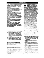 Craftsman 536.885212 Craftsman 21-Inch Snow Thrower Owners Manual page 11
