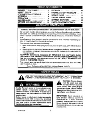 Craftsman 536.885212 Craftsman 21-Inch Snow Thrower Owners Manual page 2