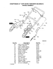 Craftsman 536.885212 Craftsman 21-Inch Snow Thrower Owners Manual page 25