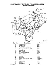 Craftsman 536.885212 Craftsman 21-Inch Snow Thrower Owners Manual page 26
