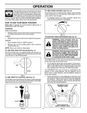 Husqvarna 1130SBE OV Snow Blower Owners Manual, 2006,2007,2008,2009 page 10