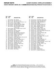 Husqvarna 1130SBE OV Snow Blower Owners Manual, 2006,2007,2008,2009 page 21