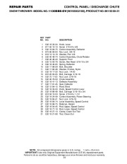 Husqvarna 1130SBE OV Snow Blower Owners Manual, 2006,2007,2008,2009 page 23