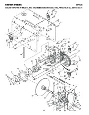 Husqvarna 1130SBE OV Snow Blower Owners Manual, 2006,2007,2008,2009 page 26