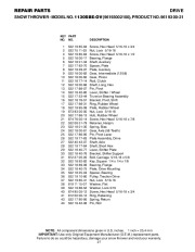 Husqvarna 1130SBE OV Snow Blower Owners Manual, 2006,2007,2008,2009 page 27