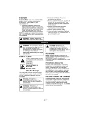 Ariens Sno Thro 924118 21 22 32 05 06 08 51 Snow Blower Owners Manual page 7