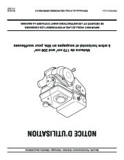 MTD 179cc 208cc Horizontal Shaft OHV Snow Blower Owners Manual page 24