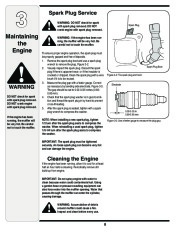 MTD 179cc 208cc Horizontal Shaft OHV Snow Blower Owners Manual page 8