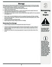 MTD 179cc 208cc Horizontal Shaft OHV Snow Blower Owners Manual page 9