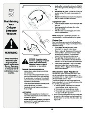 MTD Troy-Bilt 070 Series Vacuum Chipper Shredder Hose Lawn Mower Owners Manual page 14