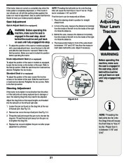 MTD White Outdoor 606 Transmatic Tractor Lawn Mower Owners Manual page 21