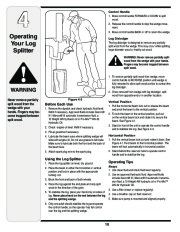 MTD 500 Series Log Splitter Lawn Mower Owners Manual page 10