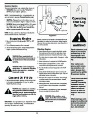 MTD 500 Series Log Splitter Lawn Mower Owners Manual page 9