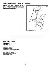 Simplicity 1692243 Hitch 1692244 47-Inch Snow Blower Owners Manual page 20