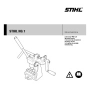 STIHL NG 7 Bench Chain Breaker Cultivator Owners Manual page 1
