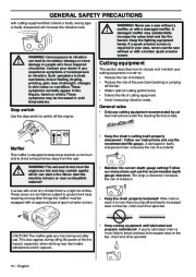 Husqvarna 334T 338XPT Chainsaw Owners Manual, 2008,2009 page 10