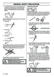 Husqvarna 334T 338XPT Chainsaw Owners Manual, 2008,2009 page 12