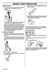 Husqvarna 334T 338XPT Chainsaw Owners Manual, 2008,2009 page 14