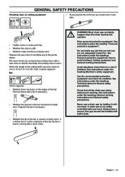 Husqvarna 334T 338XPT Chainsaw Owners Manual, 2008,2009 page 15