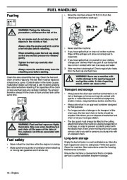 Husqvarna 334T 338XPT Chainsaw Owners Manual, 2008,2009 page 18