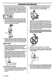 Husqvarna 334T 338XPT Chainsaw Owners Manual, 2008,2009 page 22