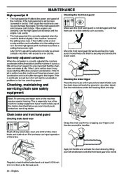 Husqvarna 334T 338XPT Chainsaw Owners Manual, 2008,2009 page 30