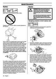 Husqvarna 334T 338XPT Chainsaw Owners Manual, 2008,2009 page 32