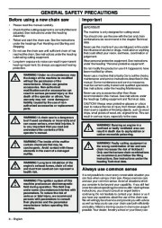 Husqvarna 334T 338XPT Chainsaw Owners Manual, 2008,2009 page 6