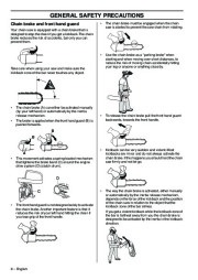 Husqvarna 334T 338XPT Chainsaw Owners Manual, 2008,2009 page 8