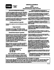 Toro 38405 Toro CCR 1000 Snowthrower Manuel des Propriétaires, 2000 page 35