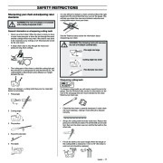 Husqvarna 3120XP Chainsaw Owners Manual, 2001,2002,2003,2004 page 11