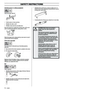 Husqvarna 3120XP Chainsaw Owners Manual, 2001,2002,2003,2004 page 14