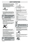 Husqvarna 3120XP Chainsaw Owners Manual, 2001,2002,2003,2004 page 16