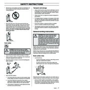 Husqvarna 3120XP Chainsaw Owners Manual, 2001,2002,2003,2004 page 17