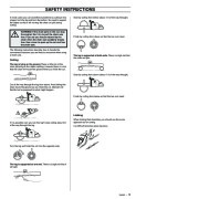 Husqvarna 3120XP Chainsaw Owners Manual, 2001,2002,2003,2004 page 19