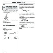 Husqvarna 3120XP Chainsaw Owners Manual, 2001,2002,2003,2004 page 22